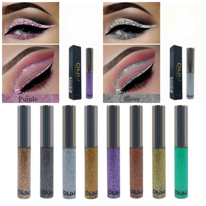 16 цветов жидкие тени для век Макияж Косметика жидкая подводка глаз Ручка