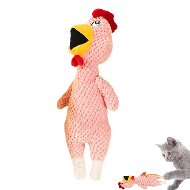 

Dog Plush Sounding Chew Toy Pets Relieve Boredom And Scream Chicken Toys Squeaky Plush Dog Toys Pack For Puppy Small Middle