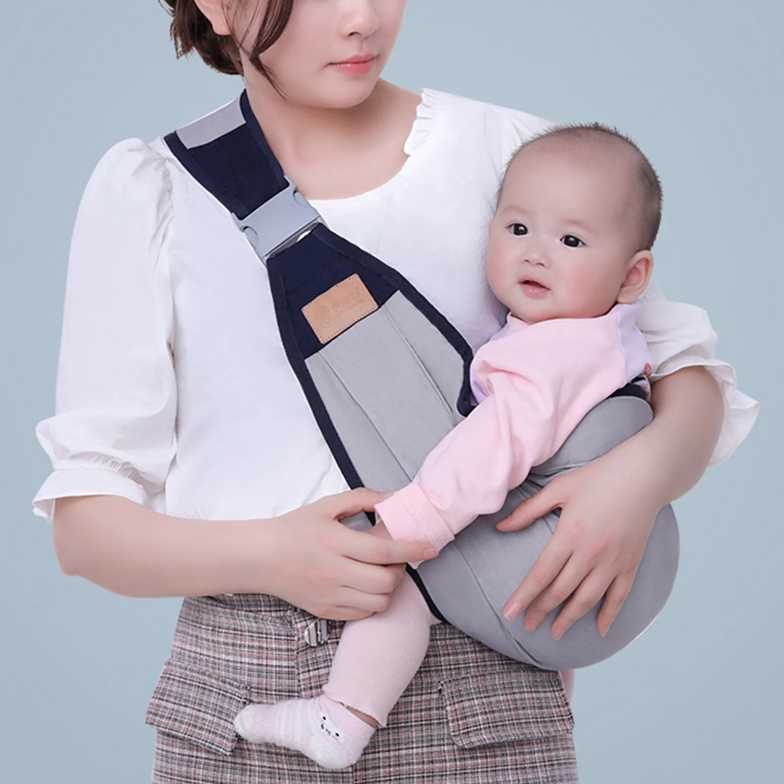 

New Baby Carrier Sling Wrap Multifunctional Four Seasons Universal Front Holding Type Simple Carrying Artifact Ergonomic