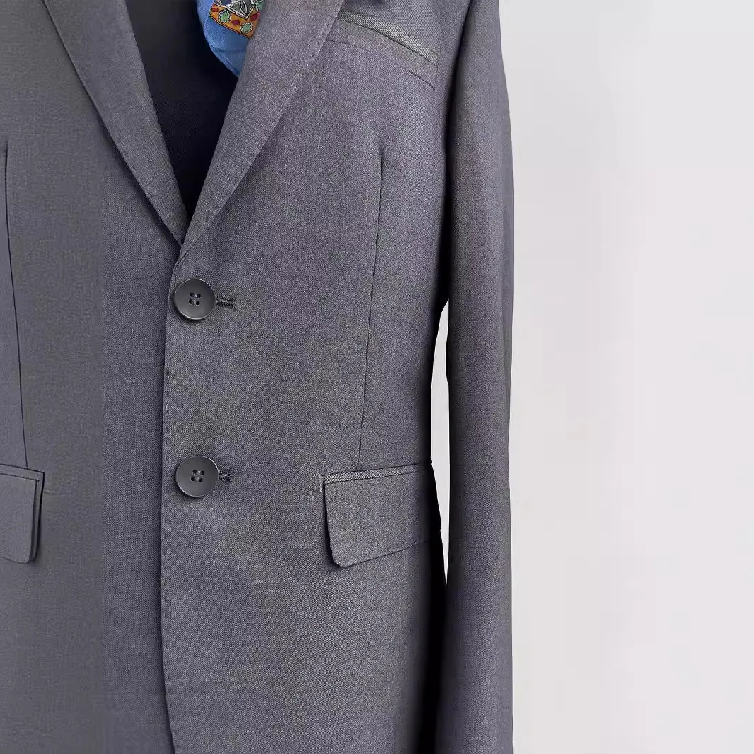 Haute Couture ~ 24 ранняя осень новая коллекция вязаный шерстяной фрак с плечами