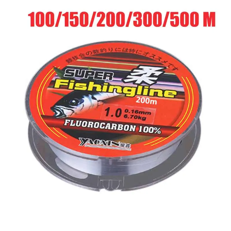 100/150/200/300/500 м леска супер прочный нейлон не фторуглеродные рыболовные снасти