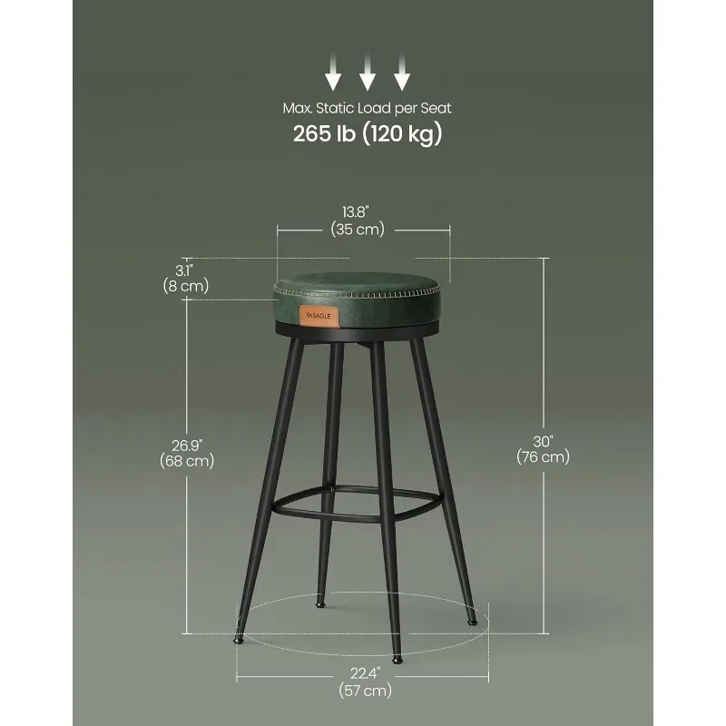 Барный штатив с вращением на 360 ° барные стулья высотой бар синтетическая кожа
