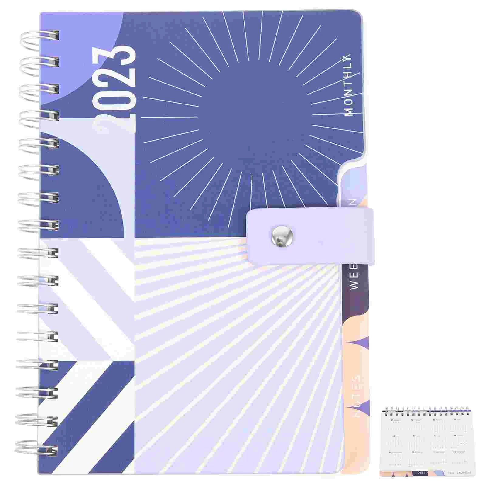 

Planner Notebook Daily Book Calendar Notepad Weekly Schedule Spiral Journal Goal Pad Binding Writing Wire Do Academic Note Coil