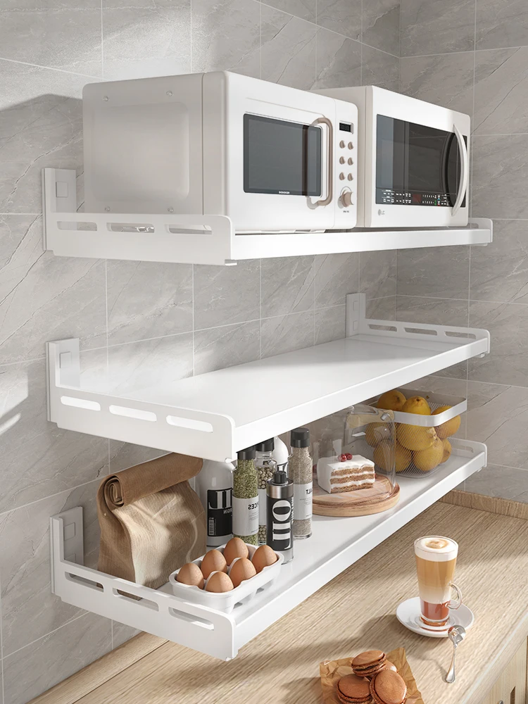 

Xl Punch-Free Wall-Mounted Seasoning Wall-Mounted All Products Household White Multi-Functional Storage Rack