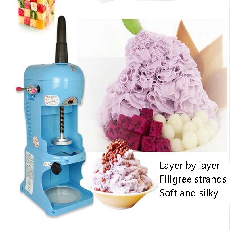 

Stainless Steel Ice Crusher Mini Ice shavers Chopper Manual Snow Cone Smoothie Maker Ice Block Breaking Machine slush machine