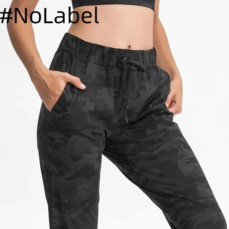 Брюки для йоги NoneLabelCollection с эластичной резинкой на талии простые прямые