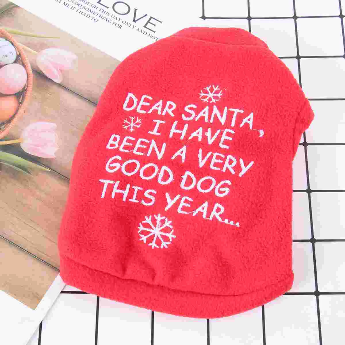 

Christmas Dog Pet Coat Outfits Pajamas Costume Cold Clothes Protection Puppy Vest Dogscostumes Suit Cat Clothing Party Cloth