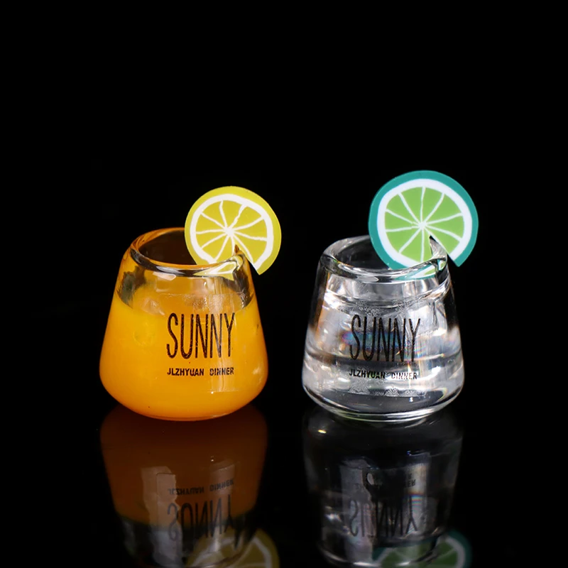 Миниатюрная кружка для кукольного домика лимона напитков модель реквизит