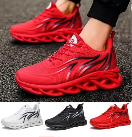 

Running Shoes for Men 2021 Summer New Men Sneakers Lace Up Low Top Jogging Shoes Man Athletic Footwear Breathable Sale Sports
