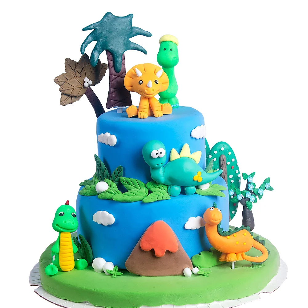 Cake Topper Dino for Children Boy Dinosaur Birthday Favors S