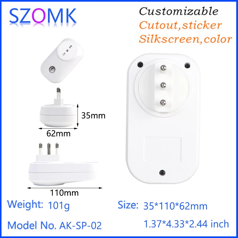 SZOMK OEM австралийский стандарт огнестойкий ПК электрическая умная розетка