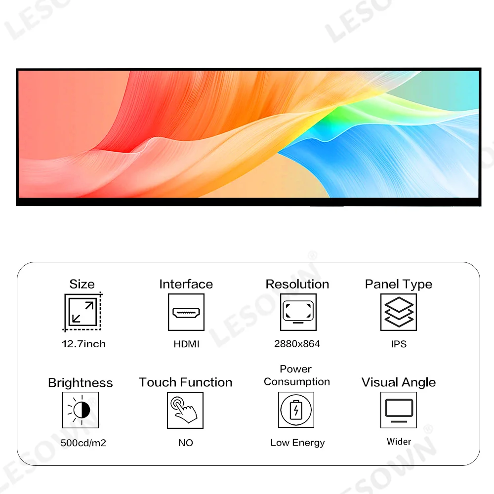 LESOWN 10 1-дюймовый планшетовый монитор 12 7 K 2880x86 4 IPS игровая консоль Type C HDMI ЖК-экран
