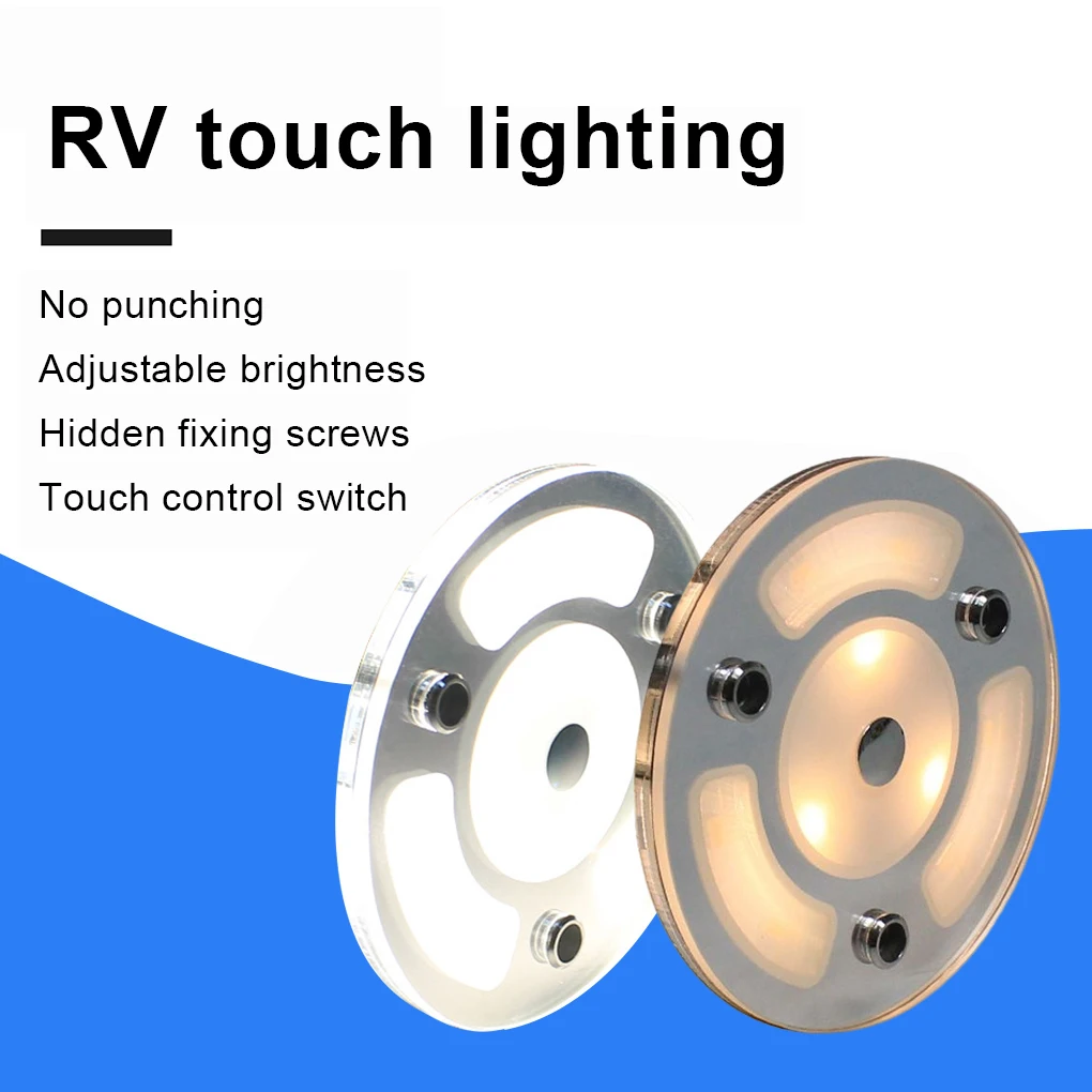 

Ceiling Light Touch Screen Lights Indoor Super Bright Wide Application Lamps Replacement Part Repairing Shop Warm white