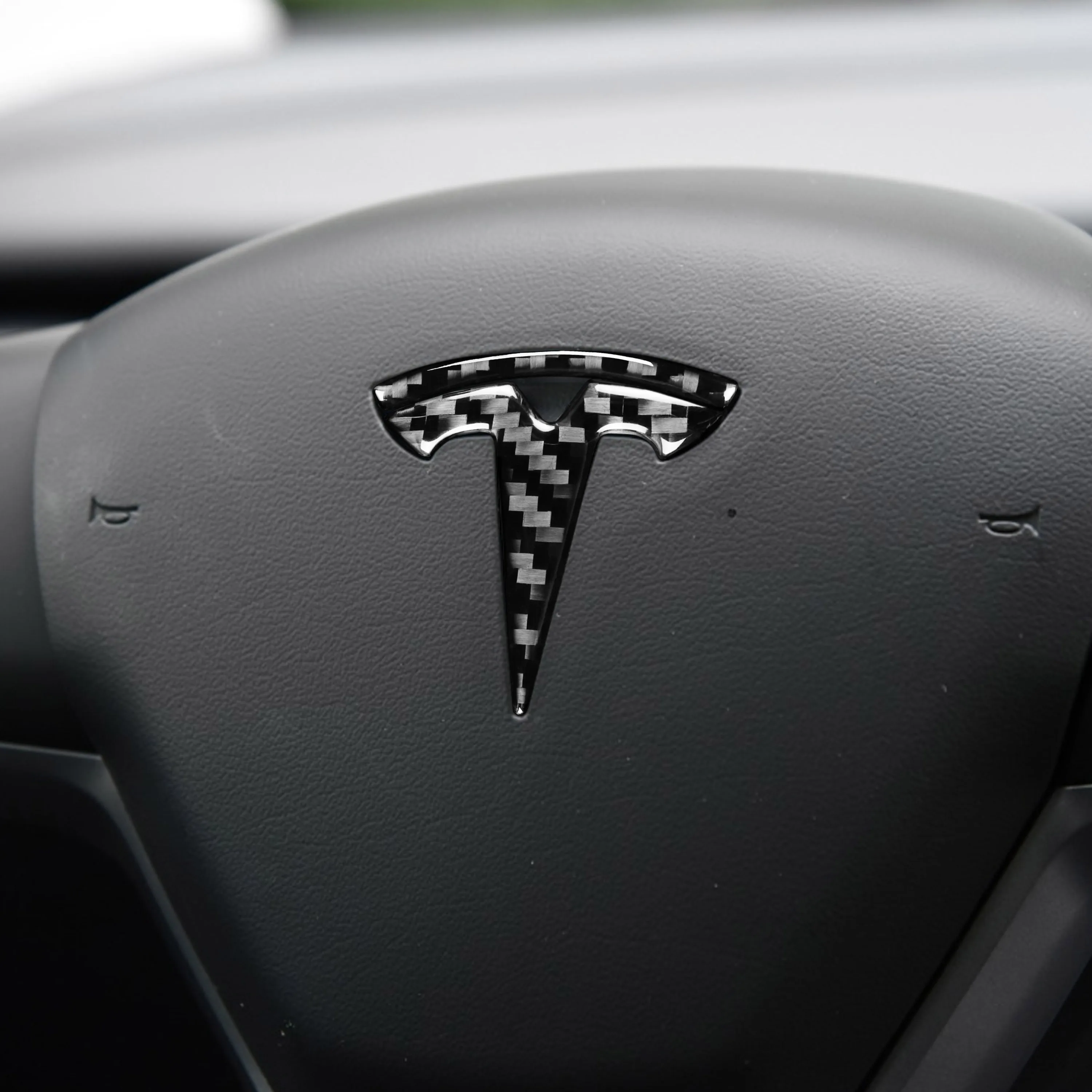 Автомобильная эмблема рулевого колеса из углеродного волокна значок логотип