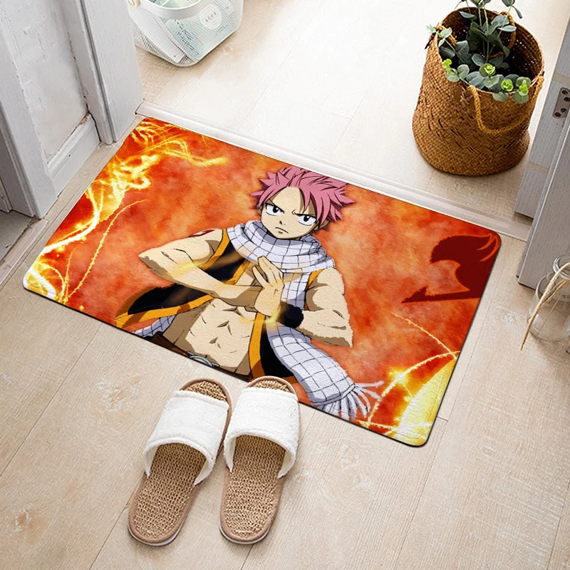 

Carpet Kitchen Living Room Floor Mat Anti Slip Washable Cartoon Rug Kid Room Anime Fairy Tail Mat bedside Prayer Rug Lounge Rug