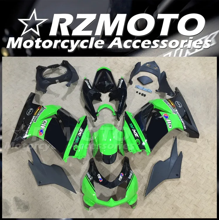 

Injection Mold New ABS Fairings Kit Fit for Kawasaki Ninja EX250 ZX250R 08 09 10 11 12 13 14 250 Bodywork Set Green Nice