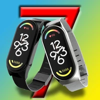 metal strap for xiaomi mi band 7 replacement stainless steel strap for mi band 7 watchbands %ec%95%a0%ed%94%8c%ec%9b%8c%ec%b9%98 %ec%8a%a4%ed%8a%b8%eb%9e%a9