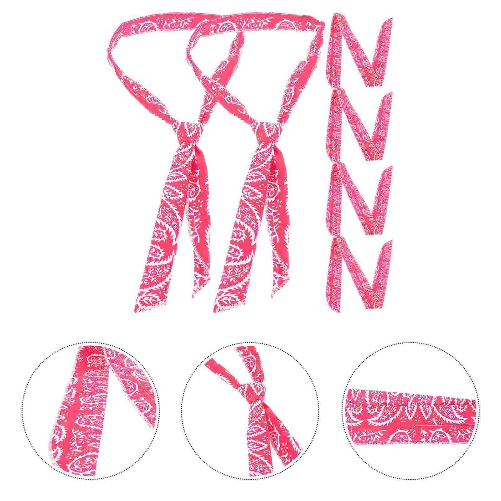 

6 Pcs Cooling Ice Towel Sports Hijab Sweat Absorbent Neck Wrap Towels Hot Weather Polyester Wraps Face