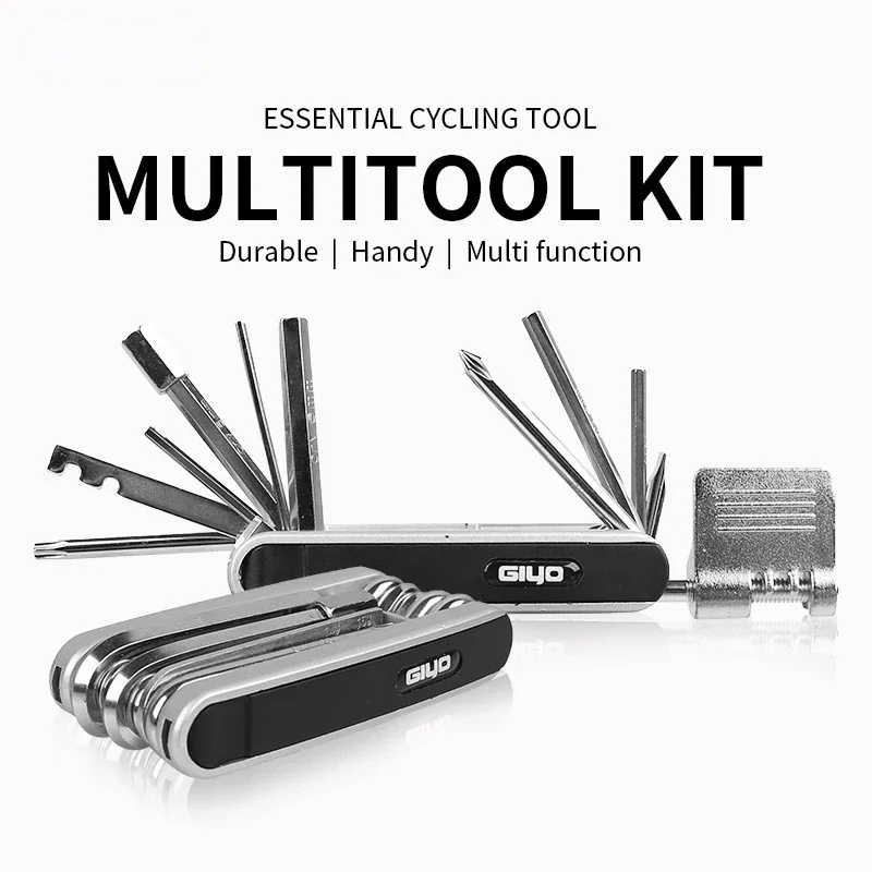 

13 in 1 Bicycle Repair Tools Kit Hex Spoke Cycling Screwdrivers Tool Tyre Lever Allen Wrench MTB Mountain Bike Tools
