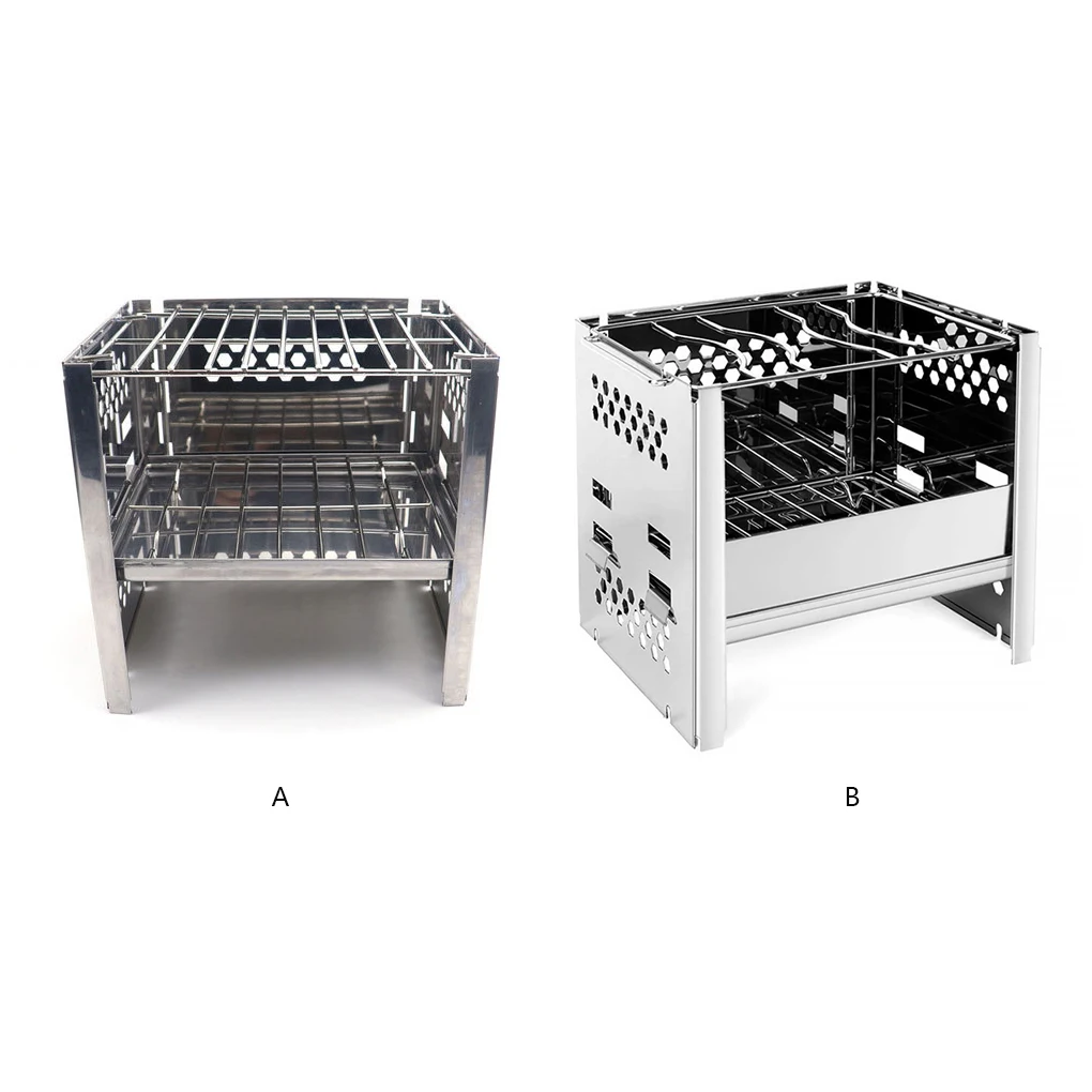 

Нержавеющая сталь барбекю гриль портативный моющиеся съемные грили двора путешествия семья Реюньон гриля инструменты