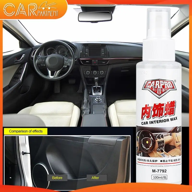 

1Pcs 15*4cm 124g Automobile Interior Leather Seat Polish Wax Panel Dashboard Cleaner Motorcycle Auto Car Styling Car Accessories