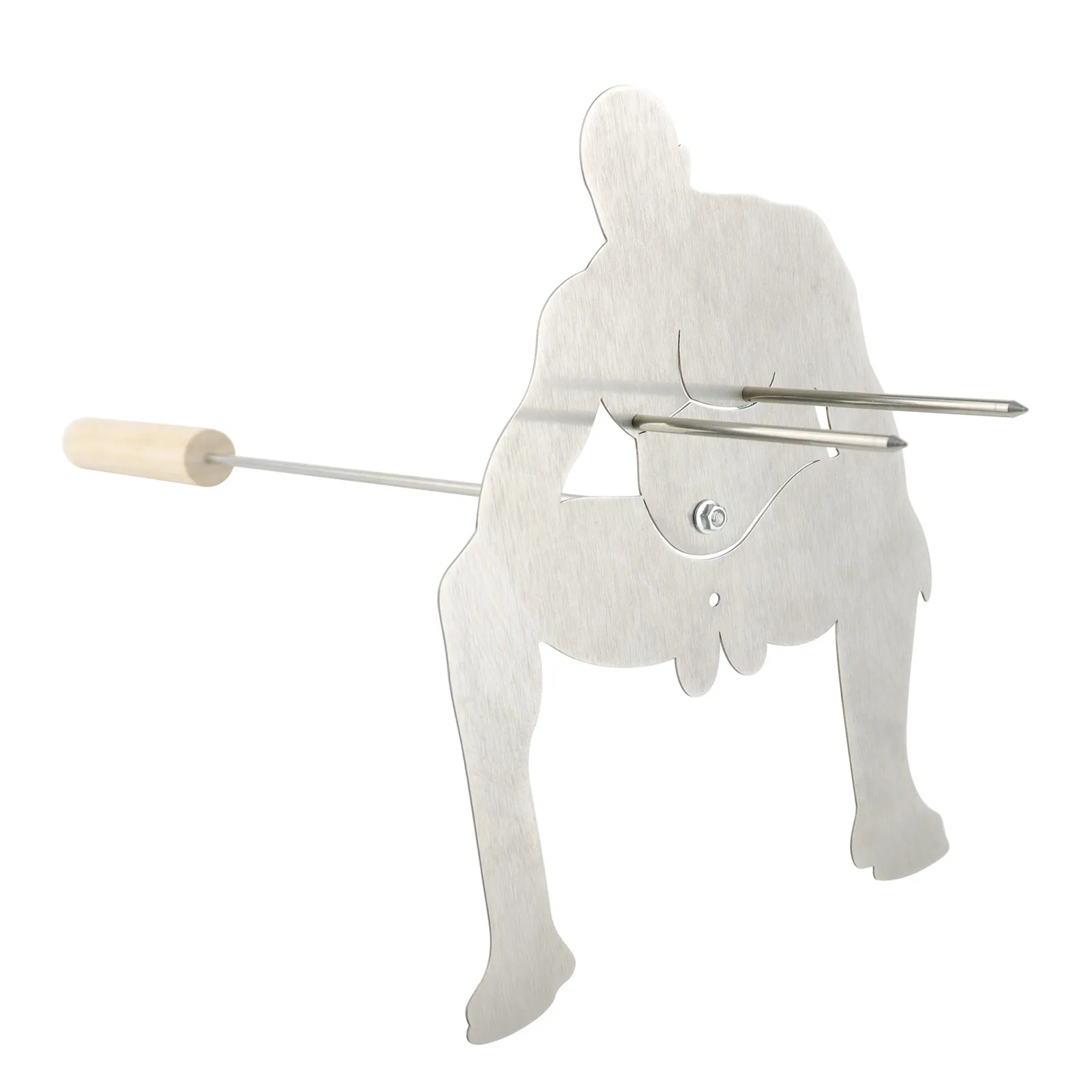 

Забавные вилки для барбекю, вилки из нержавеющей стали для хот-догов и жаровня, новинка, вилки в форме человека, аксессуары для барбекю