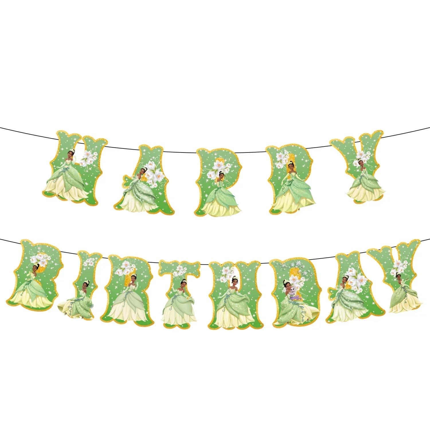 Принцесса Тиана украшение на день рождения одноразовая посуда чашки тарелки