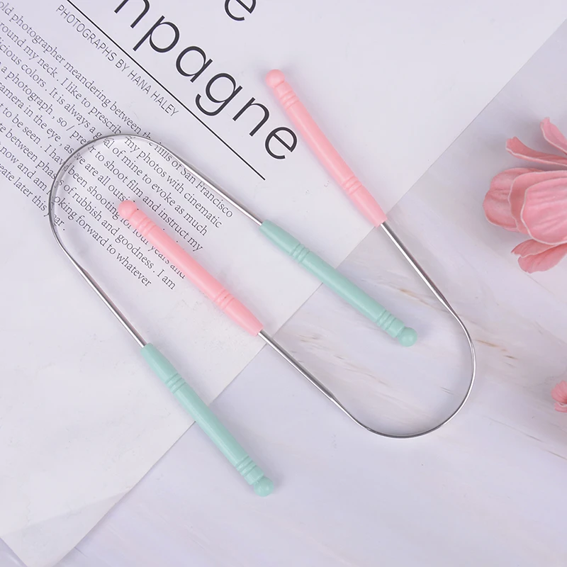 1 шт. скребок для языка из нержавеющей стали