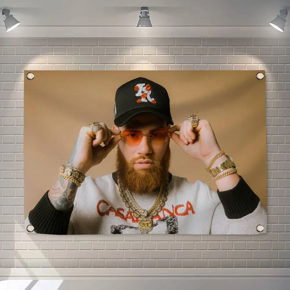 Фото Флаг-баннер M-Miky Woodz Verything RIAL 150x200см 60x90см для декора, улицы, пикника, вечеринки, дома, кемпинга, арт-декорации №4