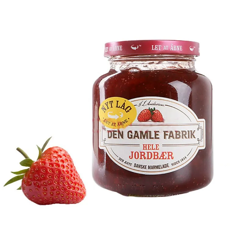 

Danish natural organic berry pulp jam 380g large grain bread and pastry cooking