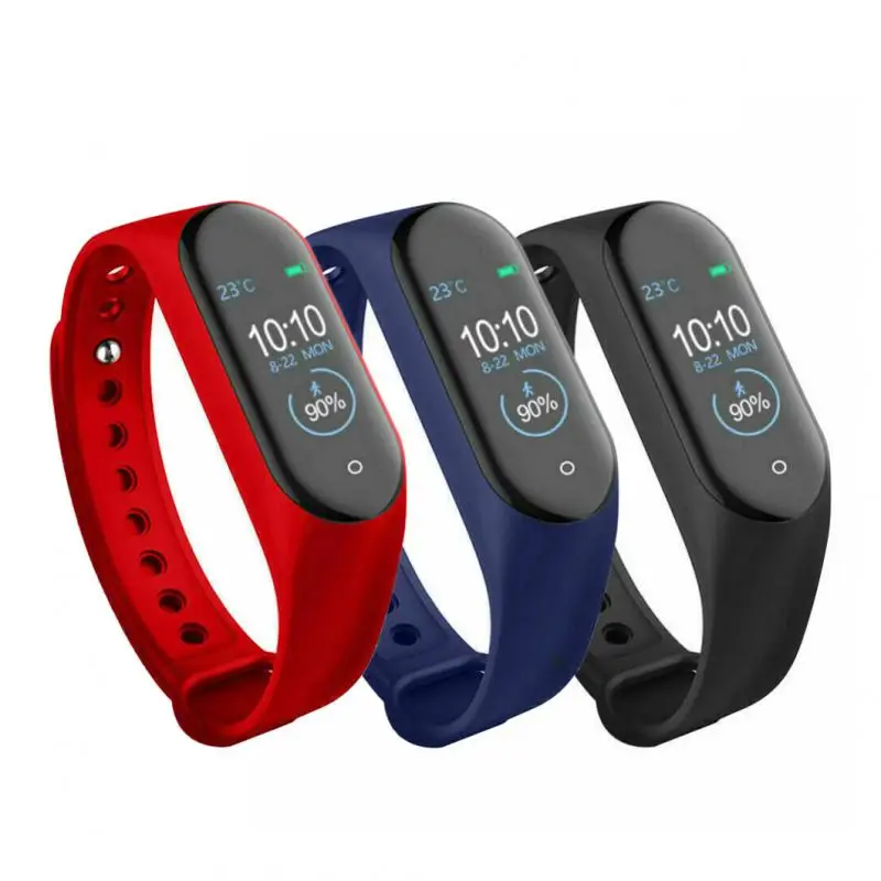 

90mAh Pedometer Waterproof Blood Pressure Monitor Smart Bracelet Caller Information Reminder Smart Watch Sport Watch 0.96in