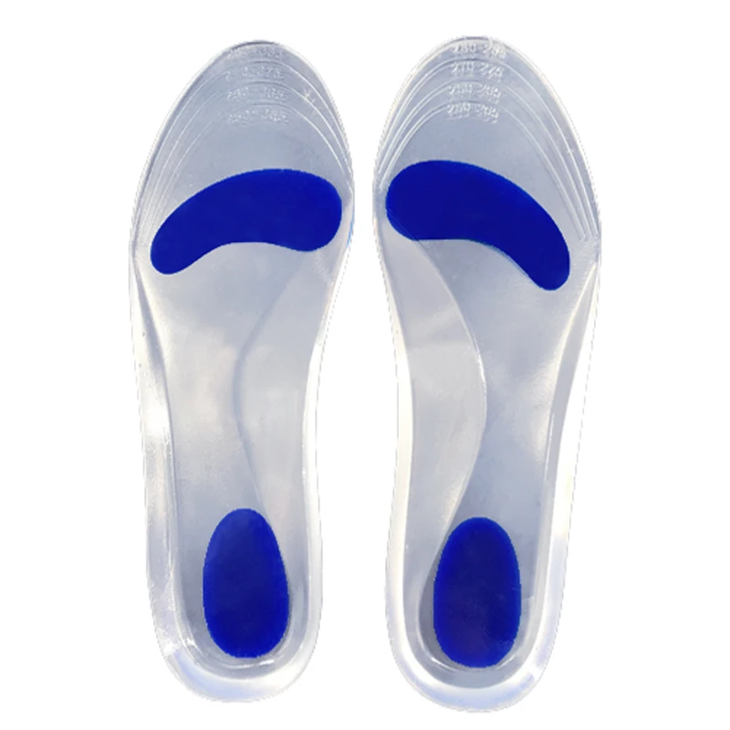 Medical Silicone Gel Insole for Flat Feet Arch Support Orthopedic Insoles Plantar Fasciitis Pain Relief Foot Care Metatarsal Pad