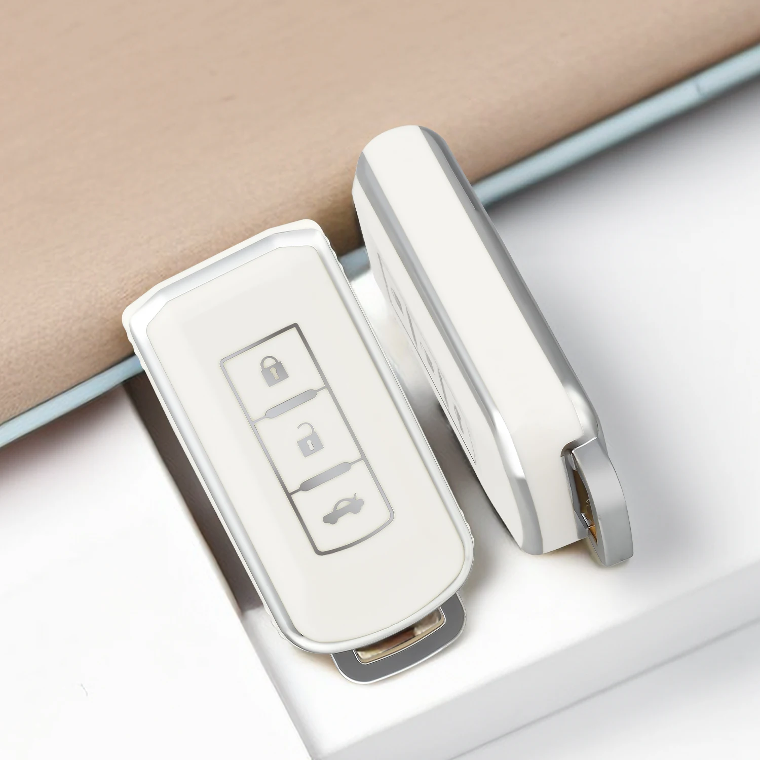 

Чехол для автомобильного ключа из ТПУ, брелок для Mitsubishi Outlander Lancer Eclipse Mirage, чехол для умного ключа без ключа, водонепроницаемый