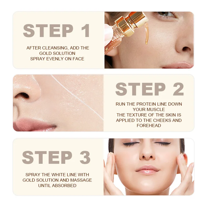 Абсорбирующая коллагеновая Сыворотка для лица подтяжки морщин