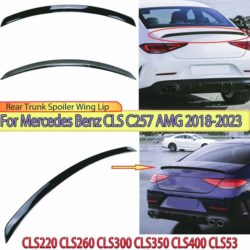 Фото Задний спойлер (антикрыло) для Mercedes-Benz C257 CLS220 CLS260 CLS300 CLS350 CLS400 CLS53 AMG 2018-2023 №2