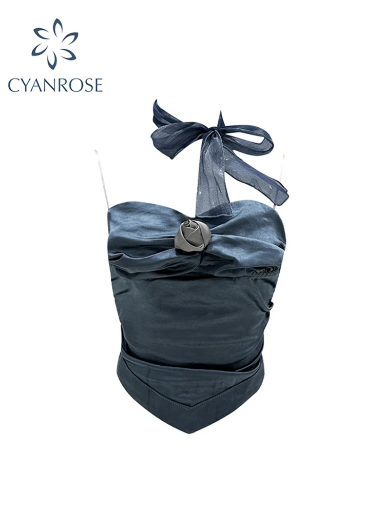 

Women's Camisole Crop Top Vintage Y2k Summer Fashion 90s Aesthetic Bow Tank Top Sleeveless Off Shoulder Corset Top Clothes 2023