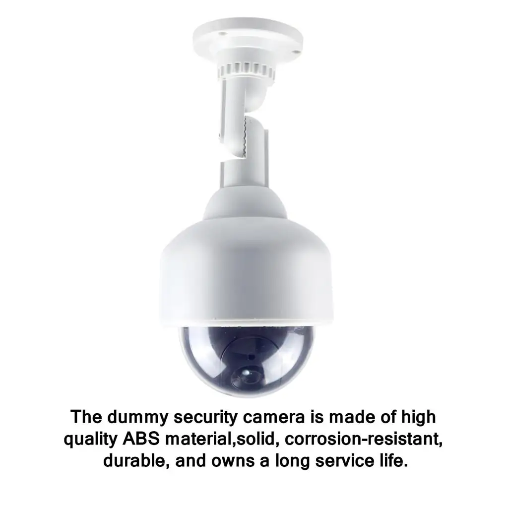 

Dummy Security Camera Universal Simulation Flashing Light Surveillance Cam