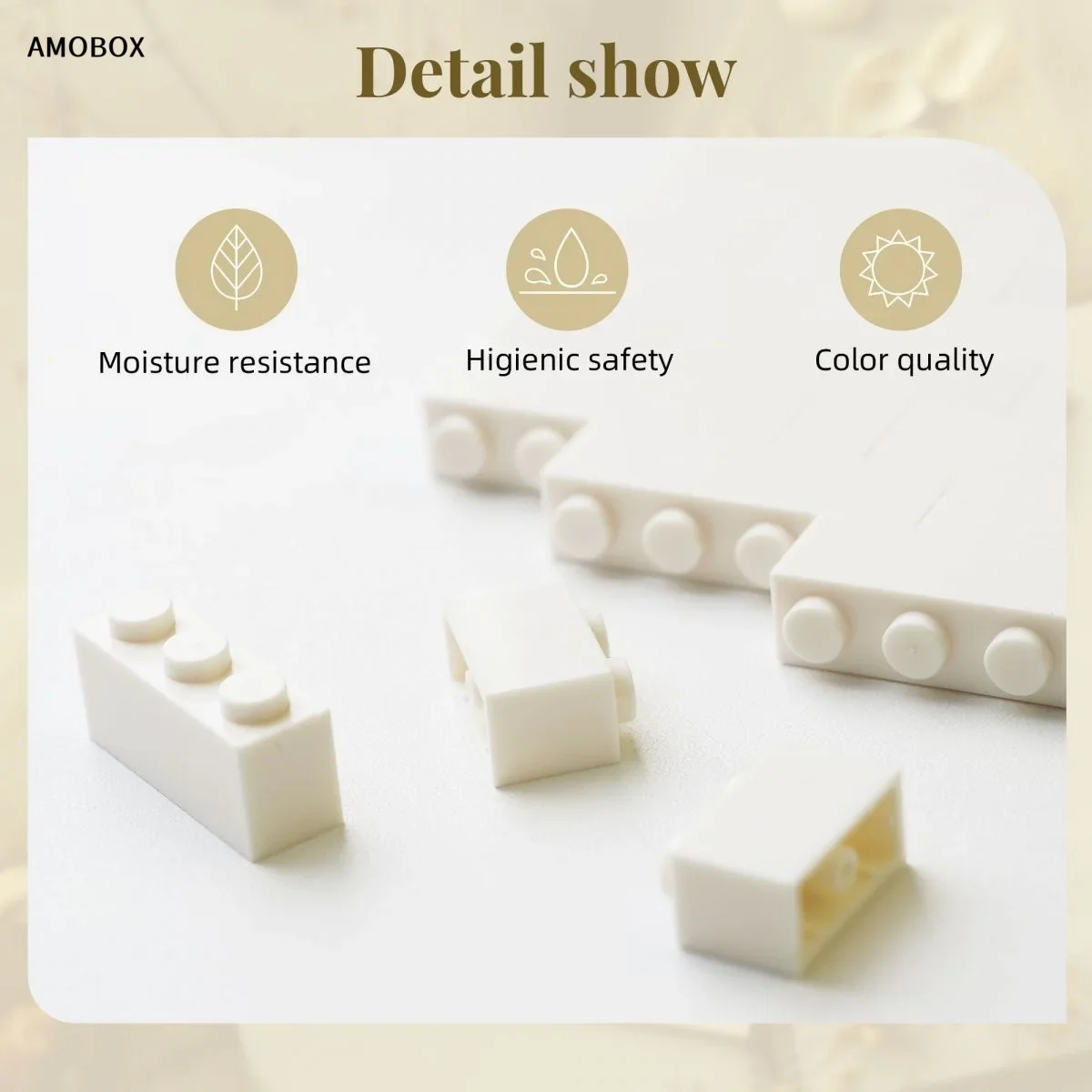 AMOBOX настраиваемый строительный блок головоломка прямоугольник для взрослых и