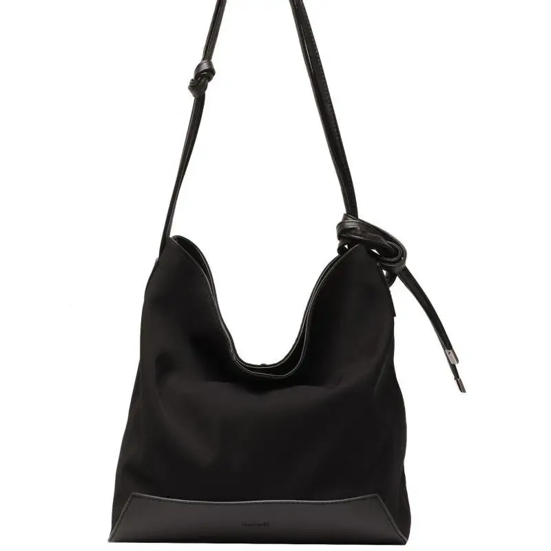 

Сумка через плечо женская из ткани «Оксфорд», Модный саквояж на плечо большой вместимости в стиле ретро, простая и Роскошная сумочка на плечо