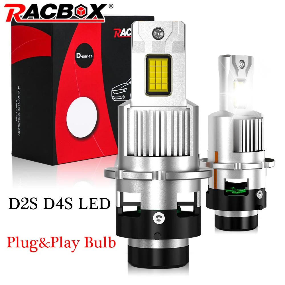 Автомобильная светодиодная лампа для фар D2S D2R D2C D4S D4R D4C 100 Вт Высокая мощность 6000K