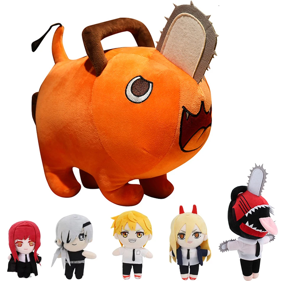 10-30cm Pochita Plush Anime Chainsaw Chain Saw Man Cosplay Standing Orange Dog Stuffed Doll Japan Stranger Kids Dirthday Gift