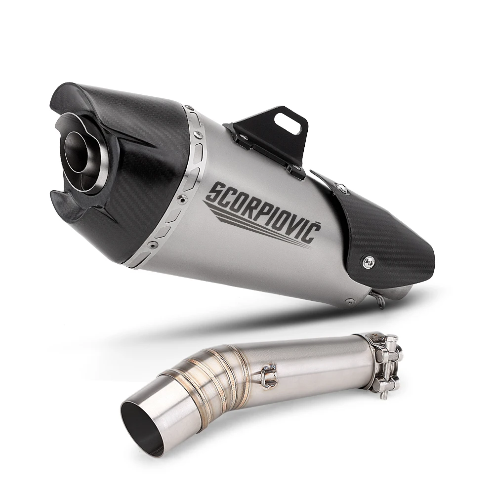 Глушитель Slip-On для мотоциклов NC700 NC700X NC750 NC750X NC750S 2012-2023, соединительная труба из углеродного волокна, DB Killer (art.: 3920d89d210fd) - 3920d89d210fd