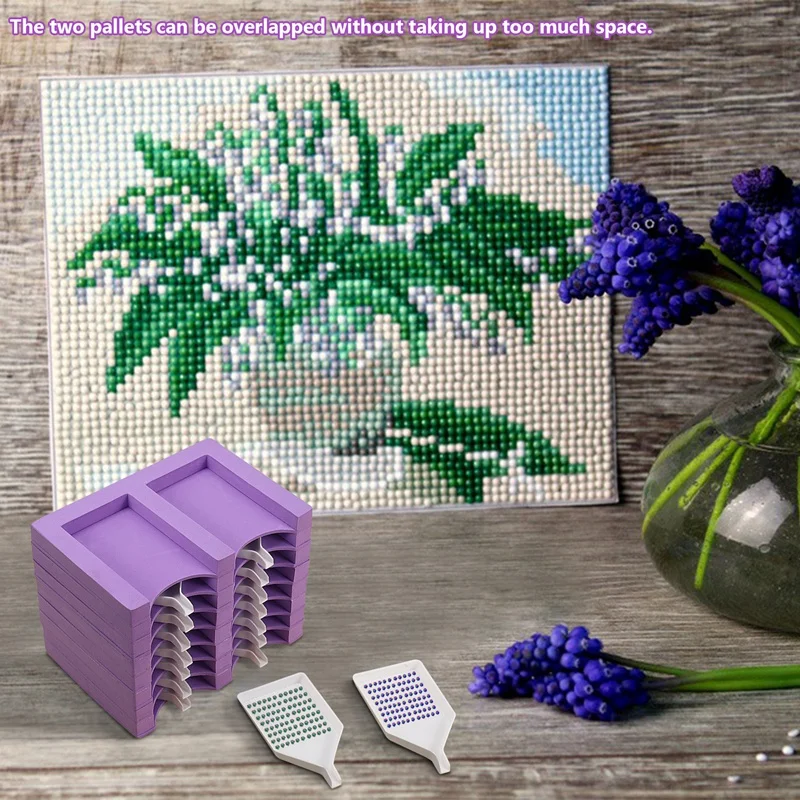 16 Слотов Лоток для алмазной живописи Органайзер Аксессуары Наборы инструментов