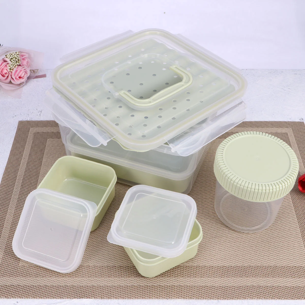 

Refrigerator Box Containers With Lids Leak Lunchboxes Bento Box
