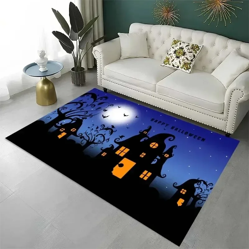 Хэллоуин Тыква Ковер Гостиная Спальня Домашний Декоративный напольный коврик