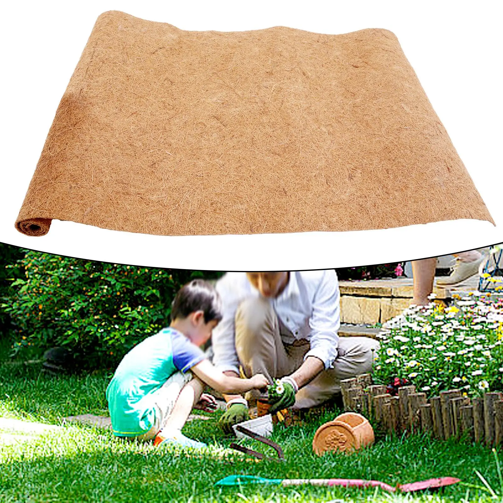 1 шт. Разлагаемый коврик из кокосового волокна 0 3-0 4 см