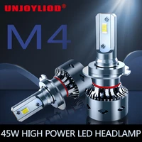 led headlights honda lingpai m4 h4 45w 6000k 10000lm car led headlight lamps cool white 12v