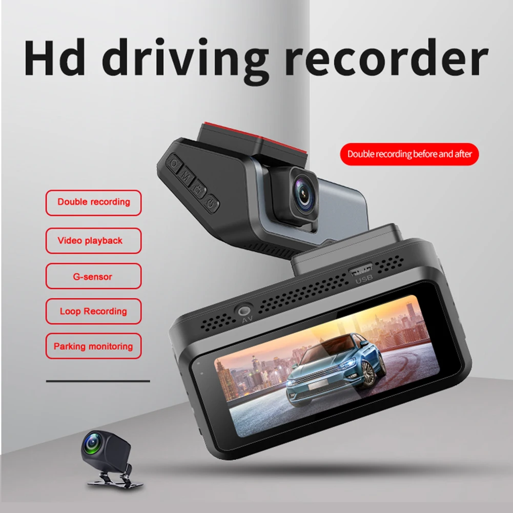 

3.0 Inch Dash Cam Car Car DVR Camera Recorder HD 1080P Video Recorder G-sensor Loop Recording Dashcam Mirror Driving Recorder