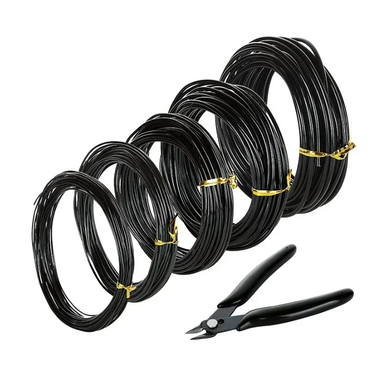 5 м/10 м рулоны проволоки для бонсай анодированный алюминий тренировочная