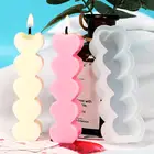 Силиконовая форма для свечи в форме сердца DIY, инструменты для изготовления свечей ручной работы, эпоксидная смола, форма в форме любви, изделия из смолы, литье, украшение для дома